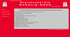 Desktop Screenshot of alarmzentrale-hamburg.de